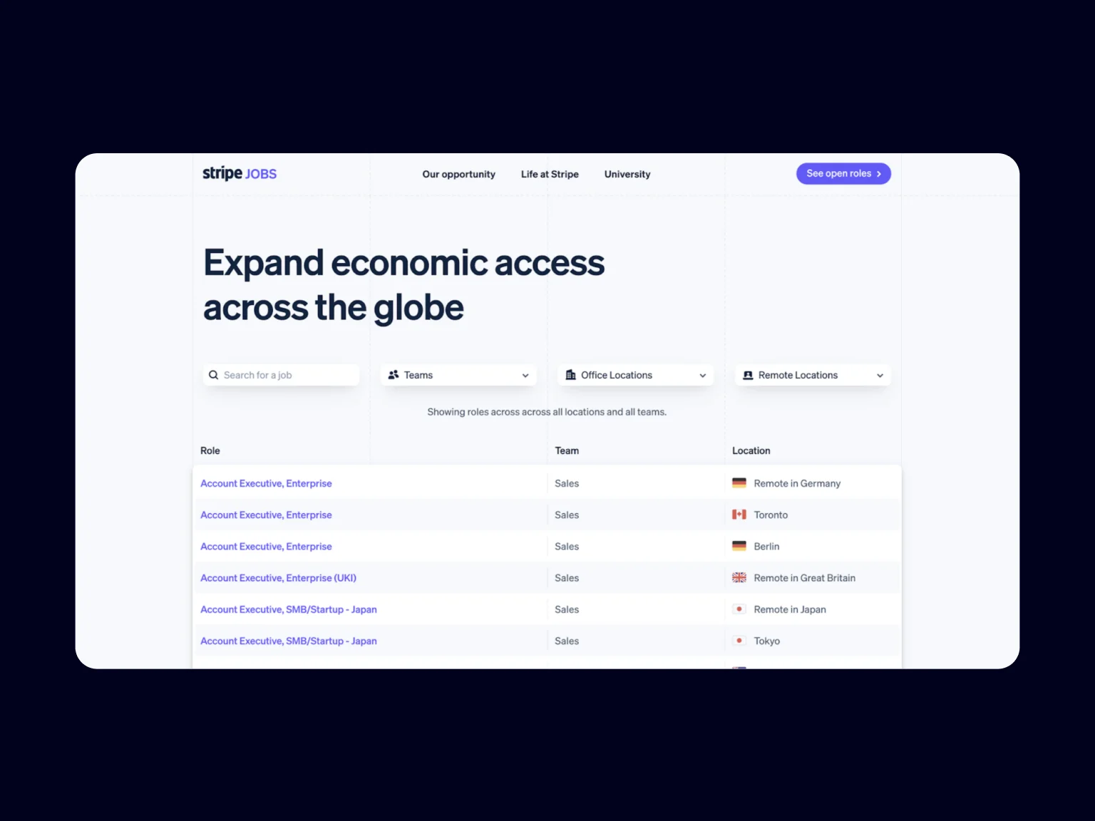 Zebra style is utilized to make navigation easier and quicker