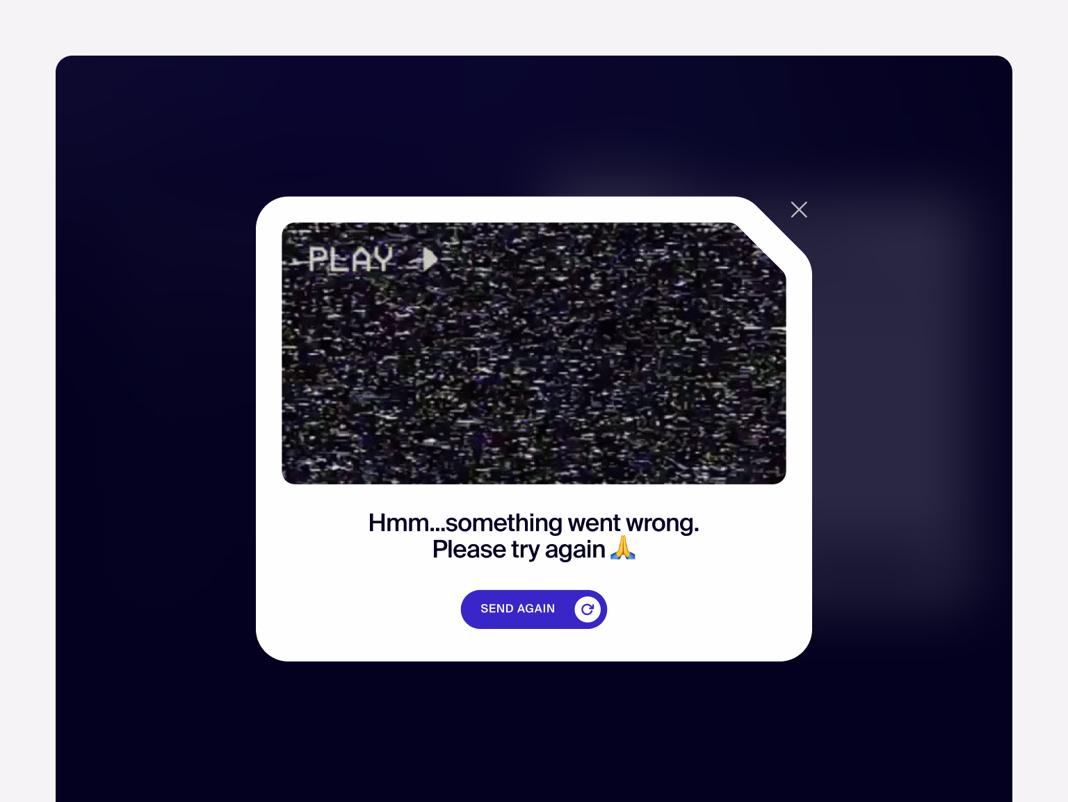 Our instant error alerts keep users browsing smoothly