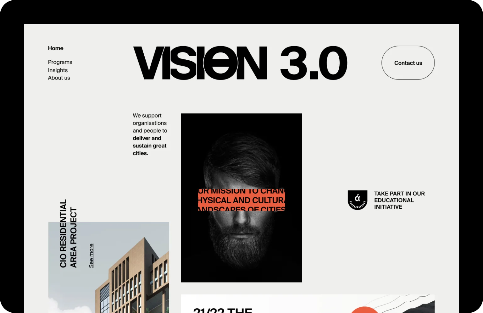 Minimalist yet impactful design