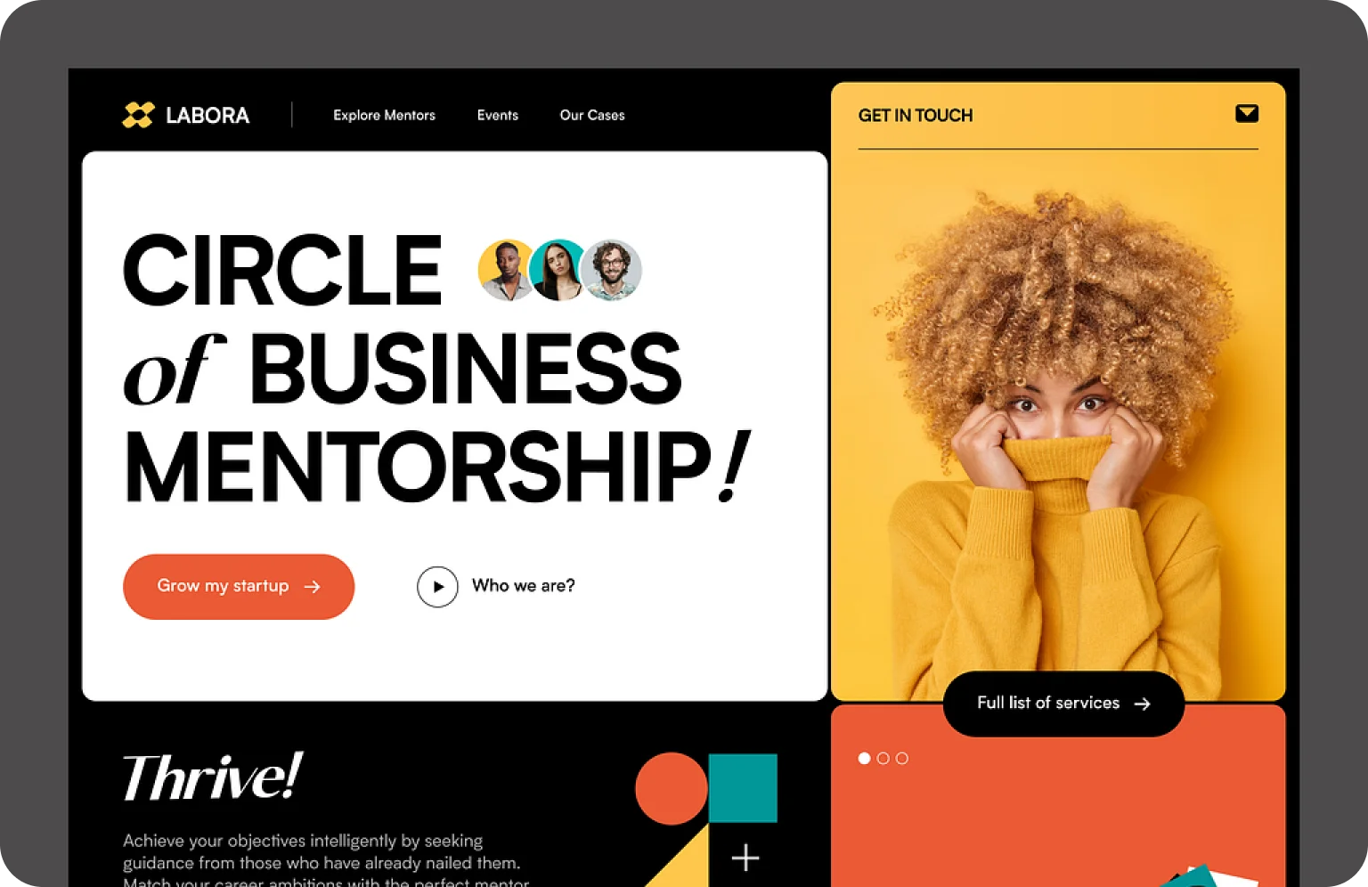 Orange touches make a big difference