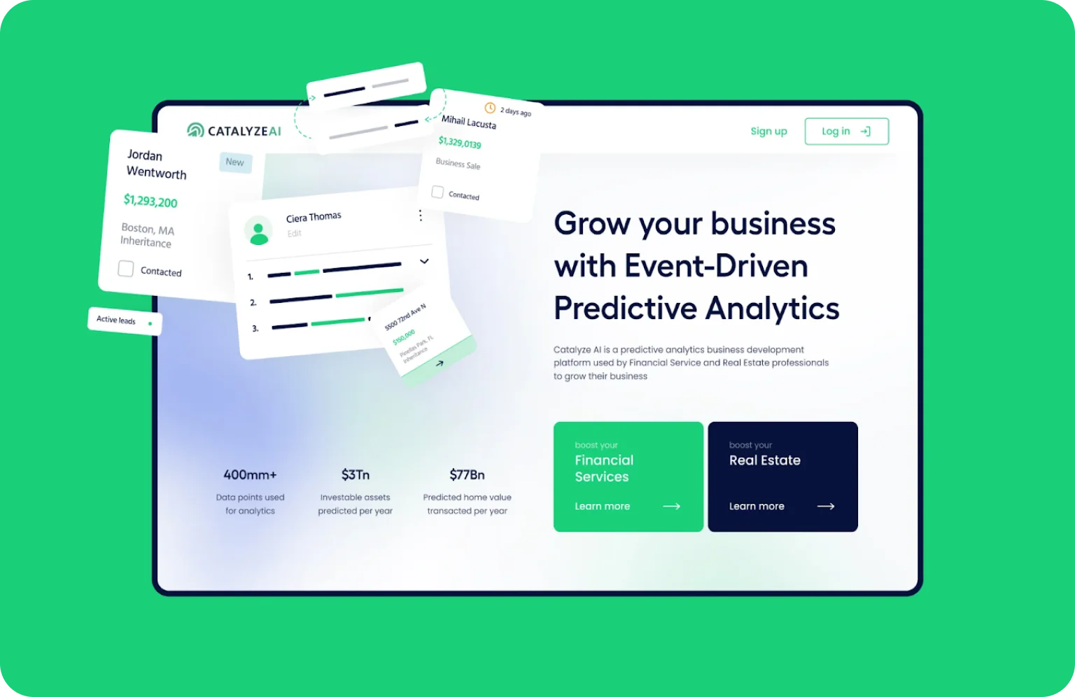 Sign up in seconds for an effortless start