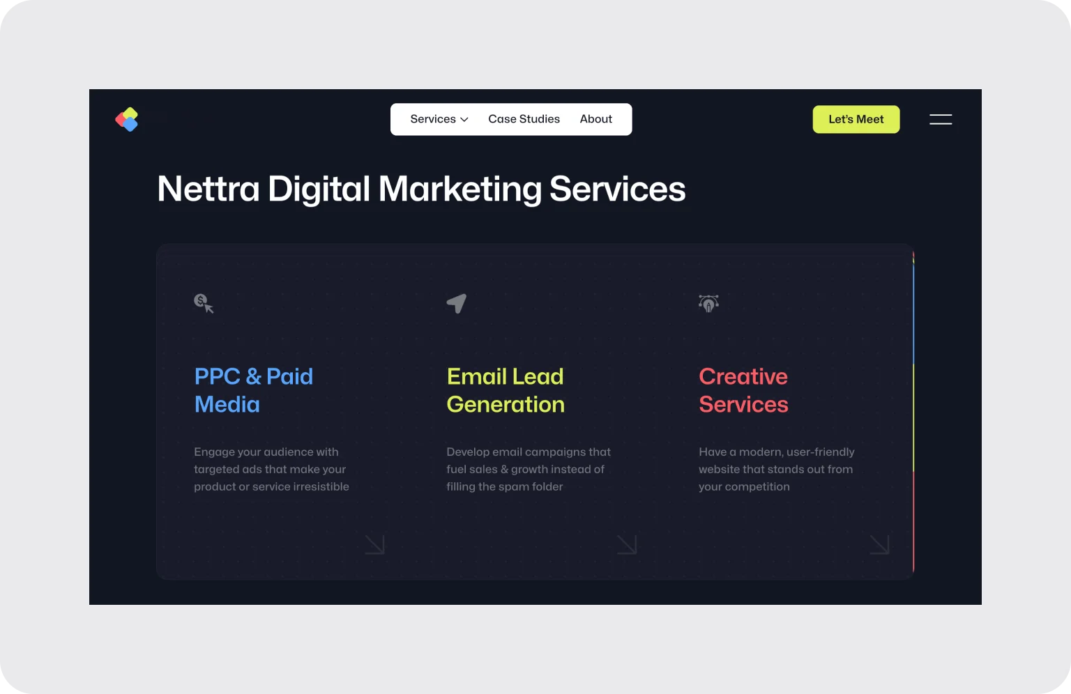 Bright and easy-to-catch Nettra Media services