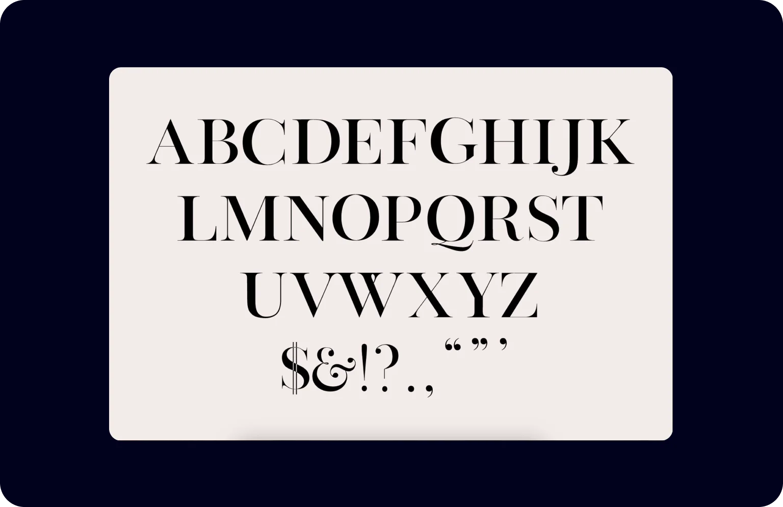 Serif fonts are timeless classics that add sophistication to a project