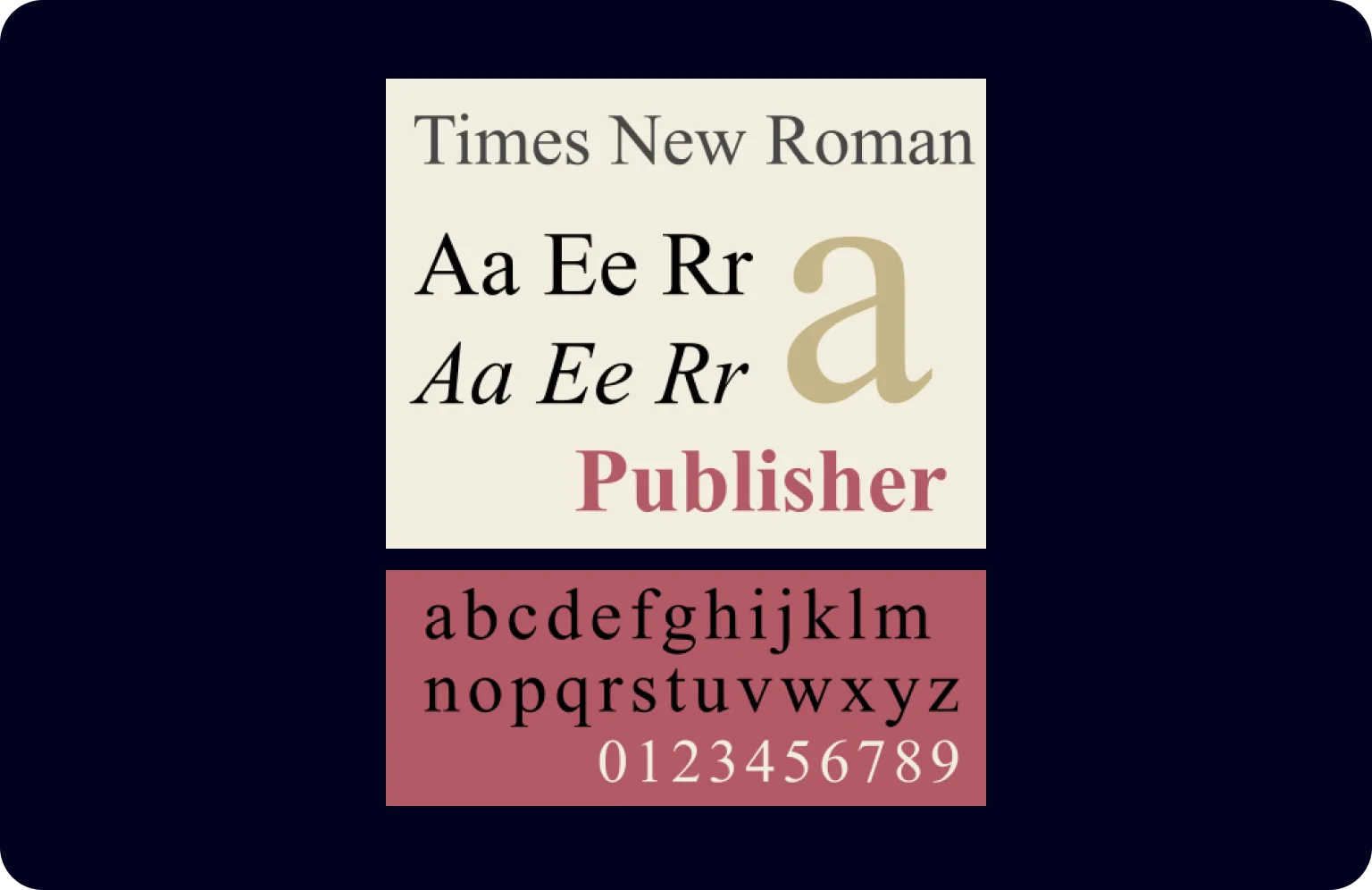 Those seeking clarity often choose Times New Roman