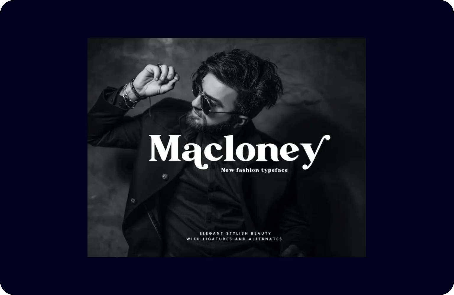 Macloney’s versatility extends to pairing with other typefaces