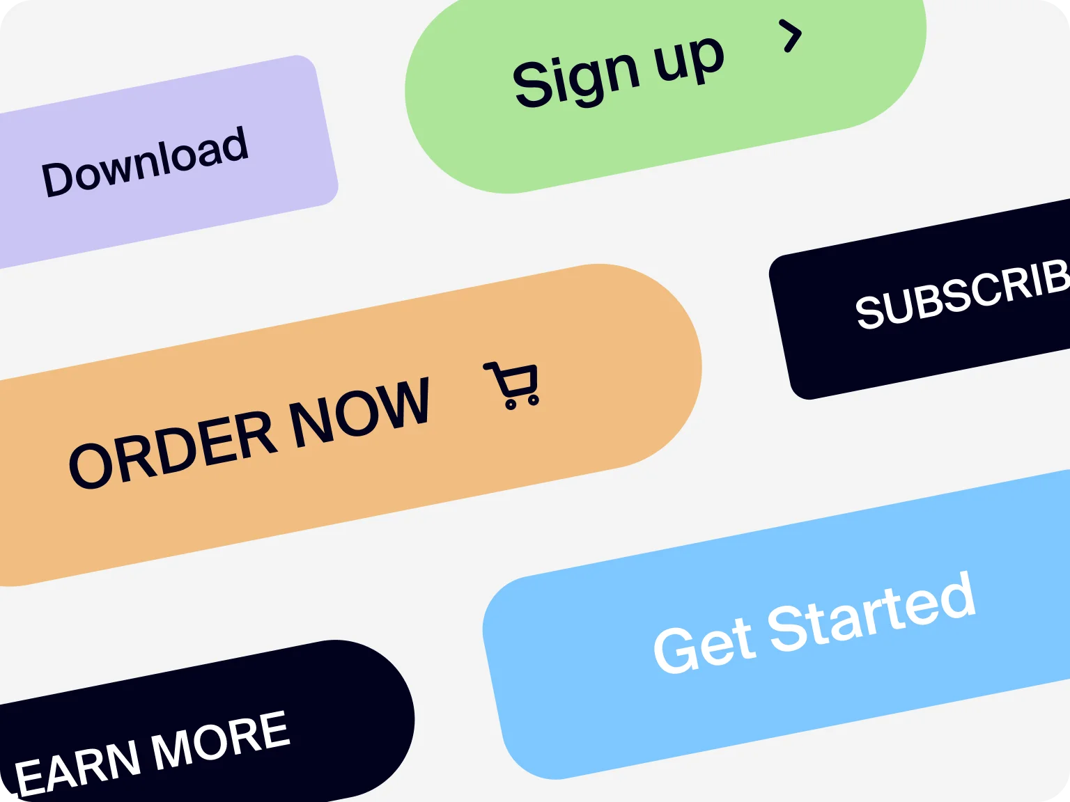 A simple but catchy CTA button encourages visitors to click