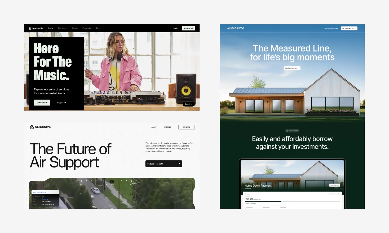A sleek yet simple design allows users to navigate a site with ease