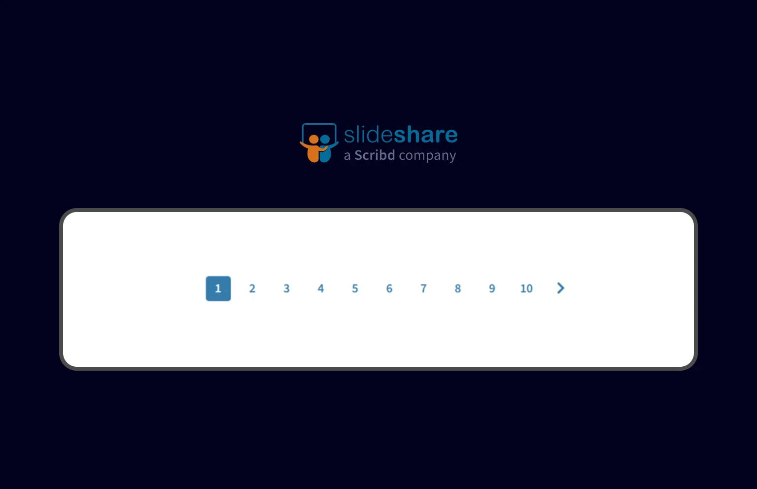 To improve user engagement, SlideShare chose a page-by-page pagination