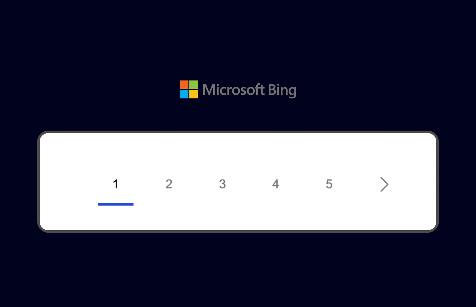 Microsoft Bing’s pagination is committed to user-centricity
