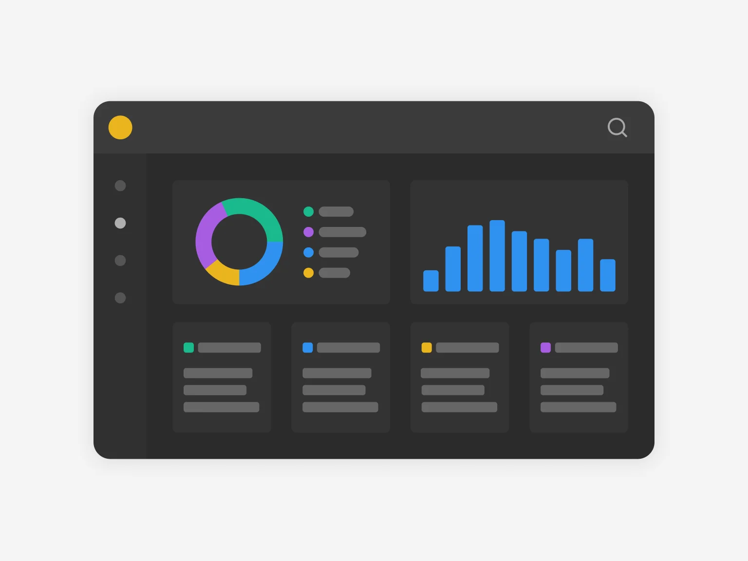 Dark themes reduce the luminance emitted by device screens
