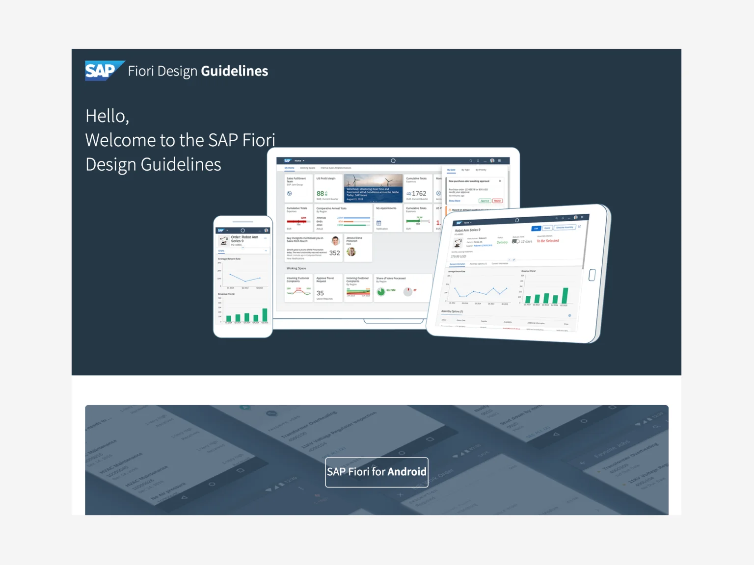 Fiori design guidelines (SAP)