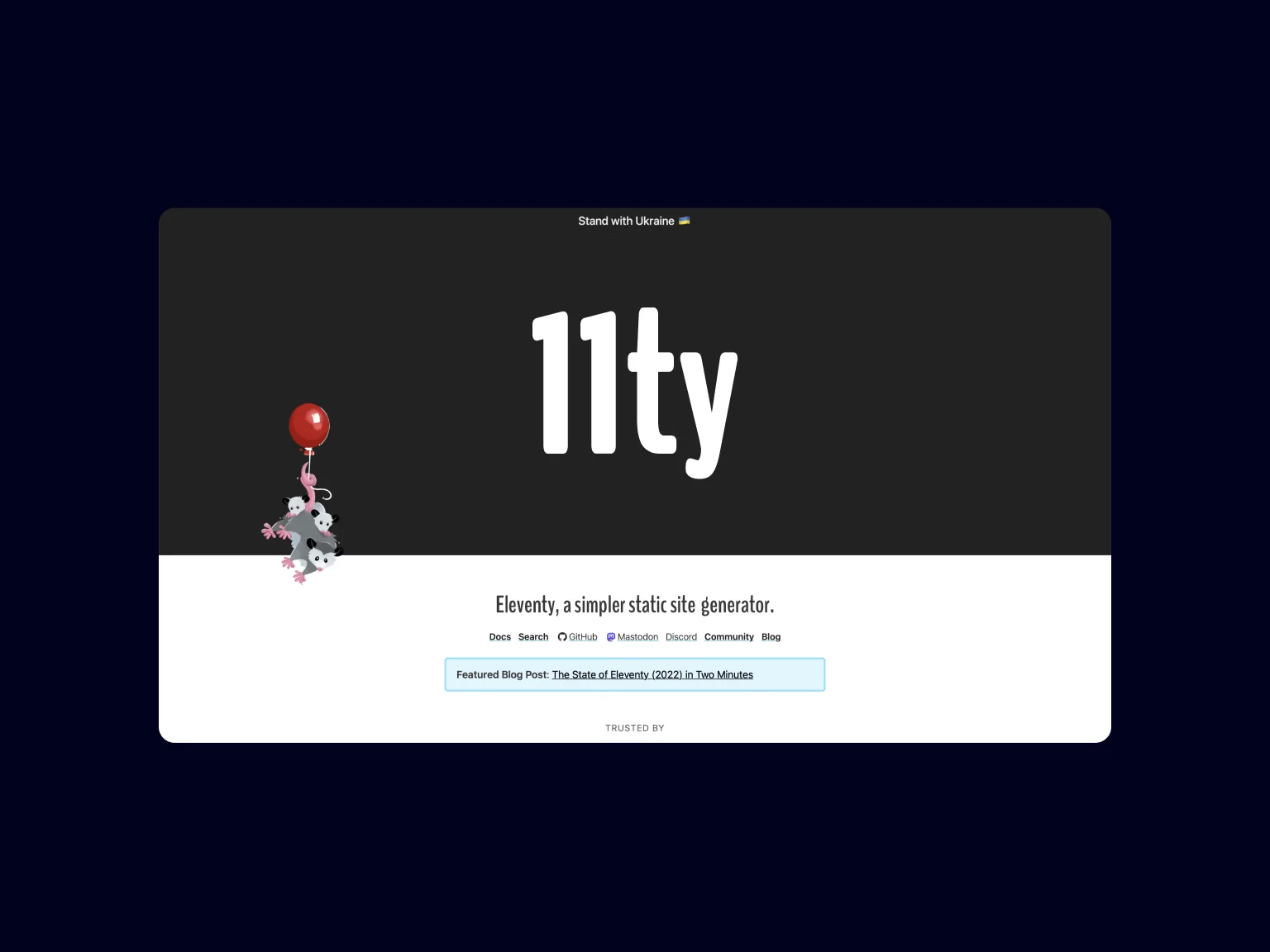 Eleventy, a simpler static site generator