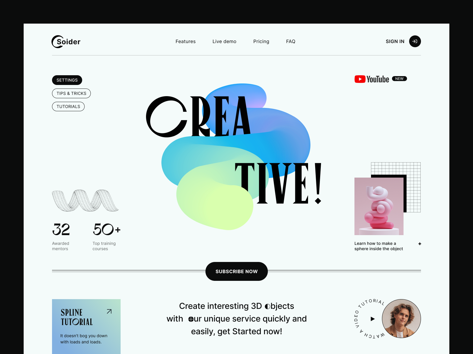 White space helps to create visual harmony in design