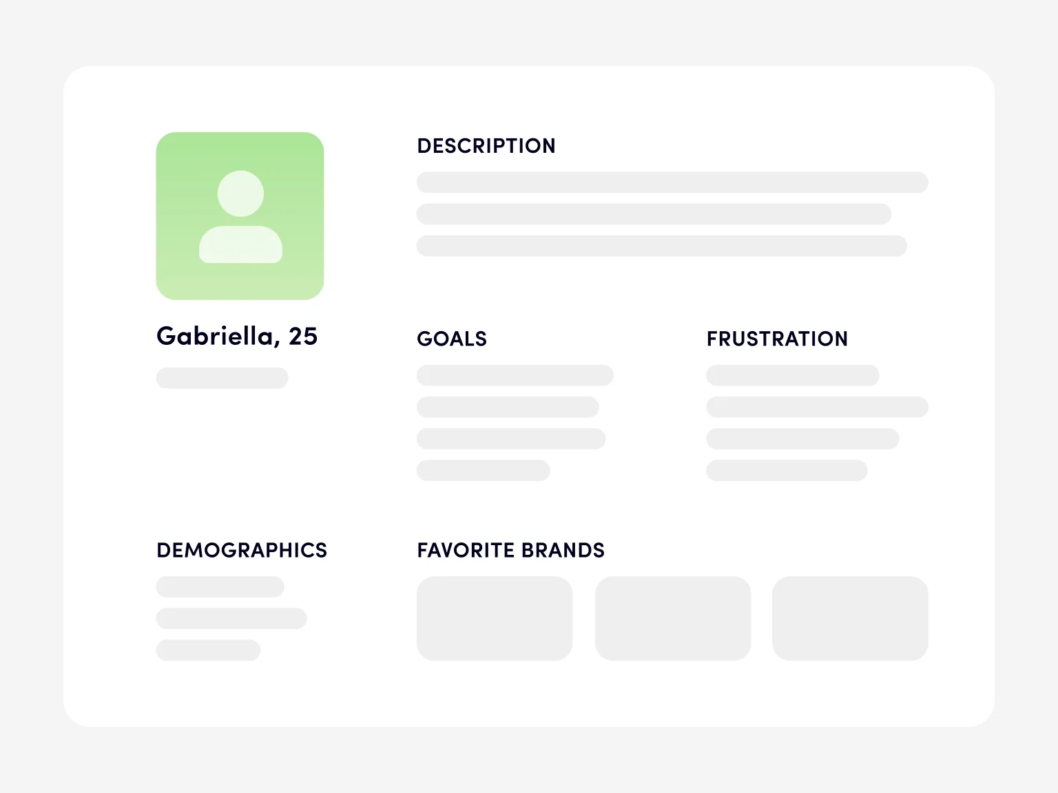 User personas help developers understand their target audience