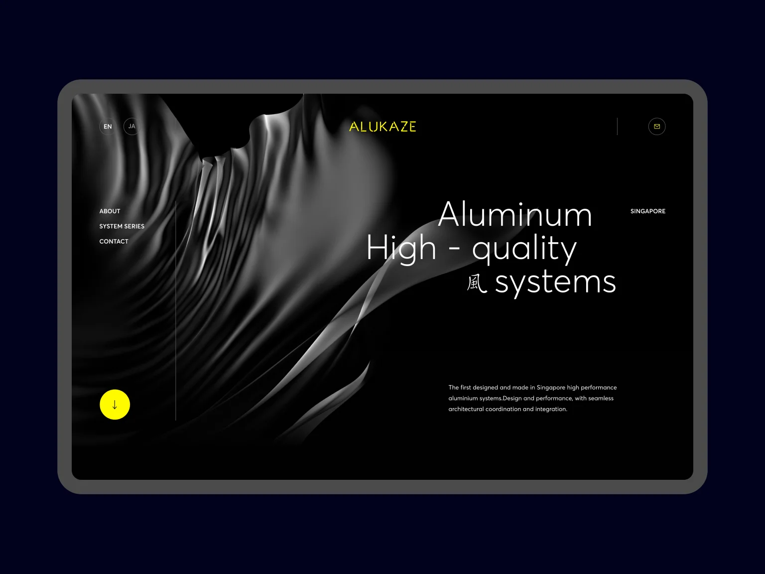 Fast and well-optimized website made with Webflow