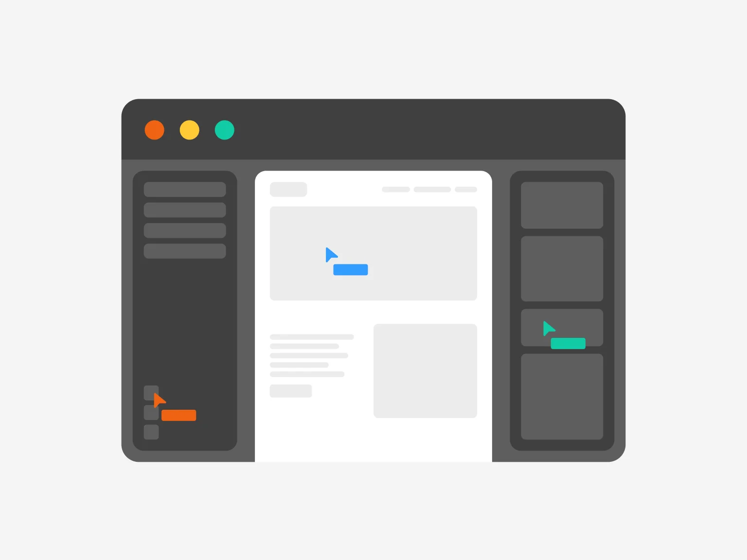 Webflow offers real-time & collaborative content editing