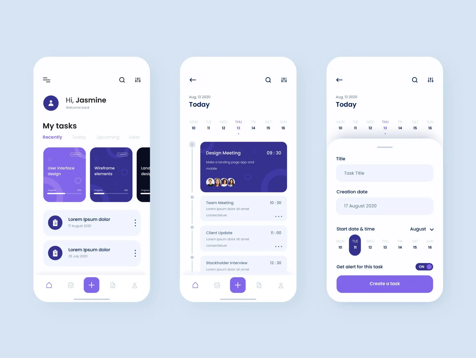 Mockups show the detailed look of your website or app
