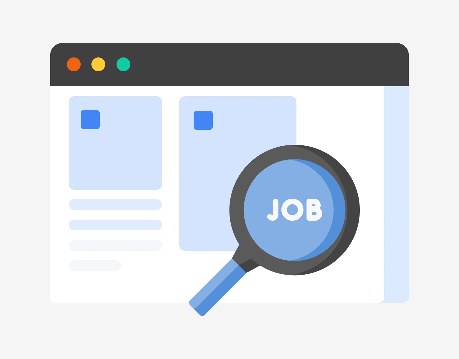 The beginning of a job search