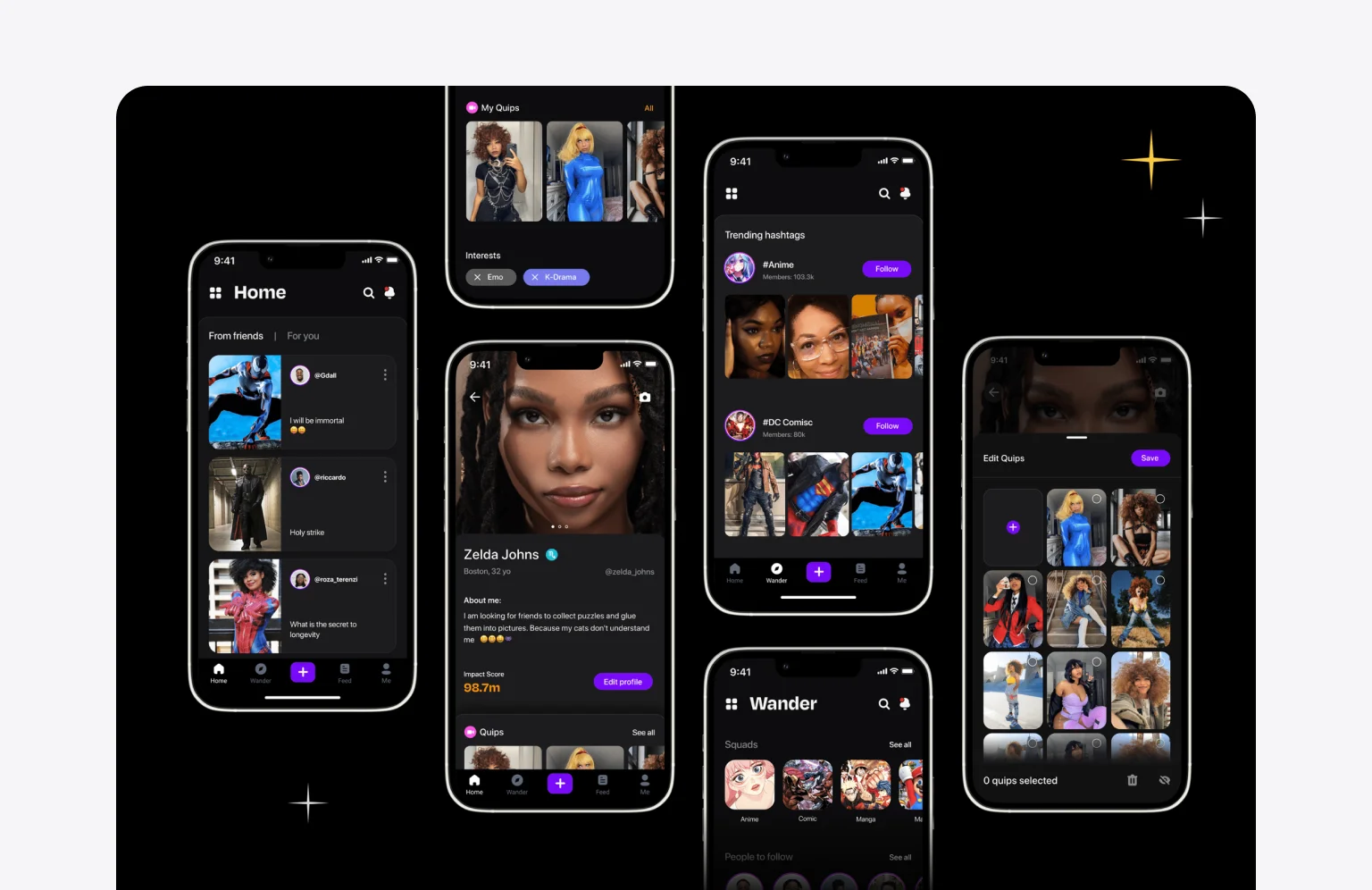  QuirkChat’s user profiles stand out as a haven for individuality
