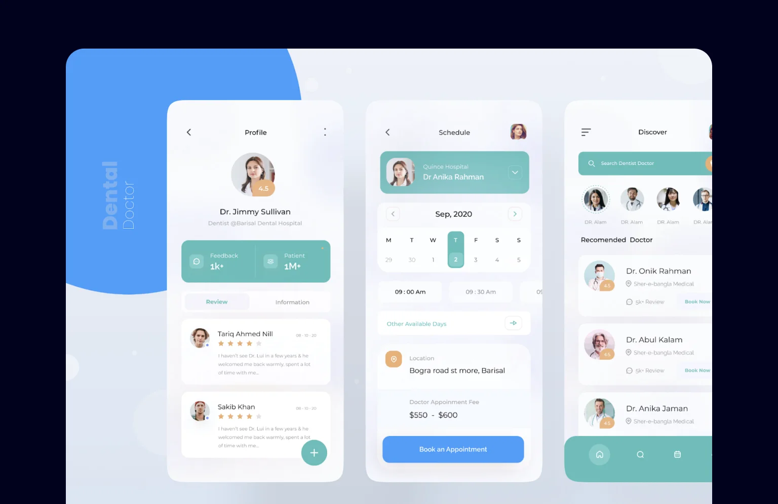 Doctor profile page embodies inclusivity and expertise