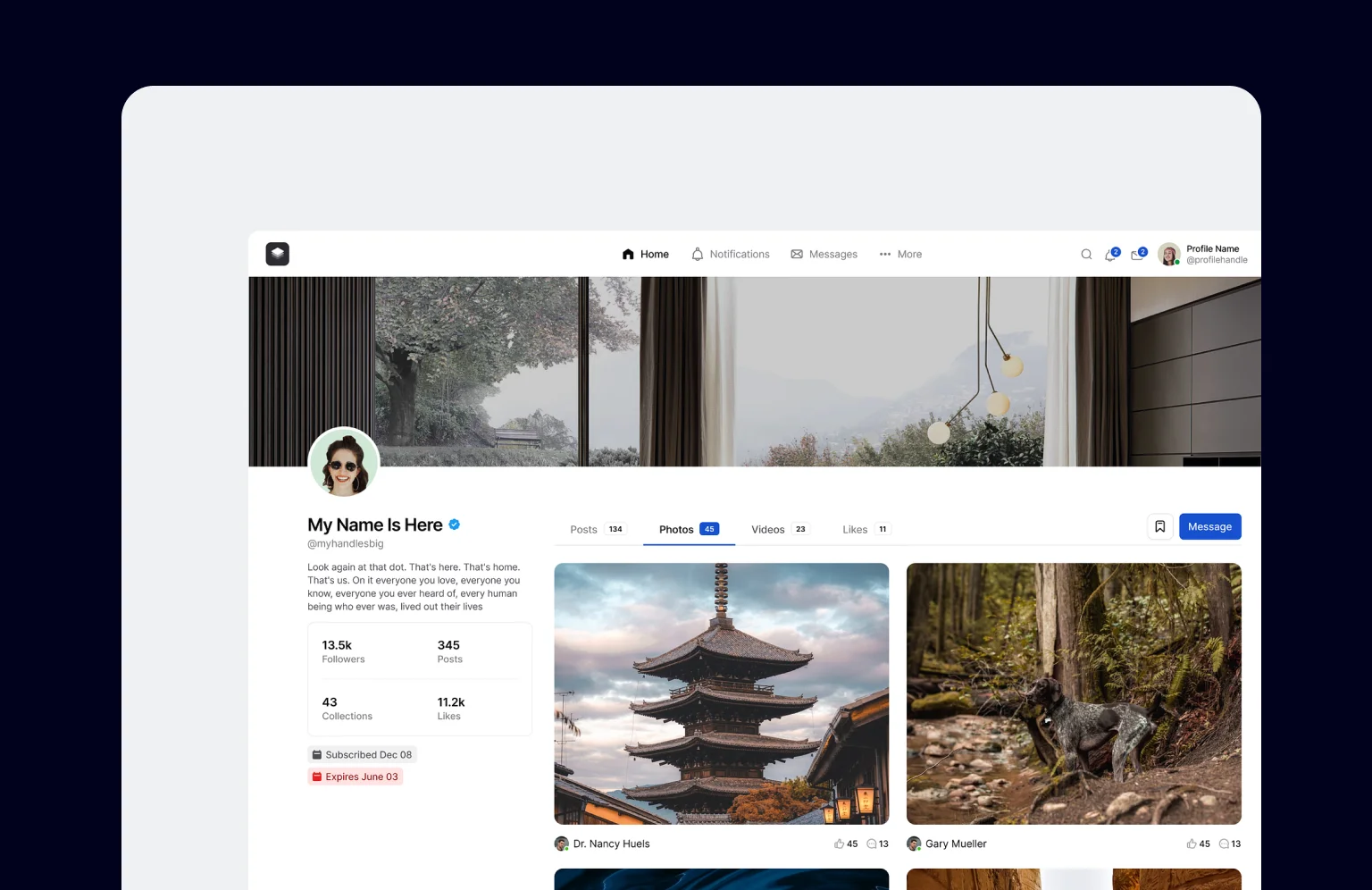 Less is more, especially when it comes to user profile
