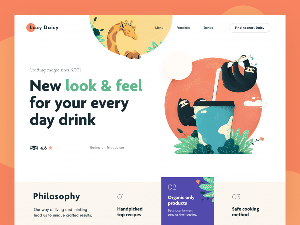 Lazy Daisy Coffeeshop Website