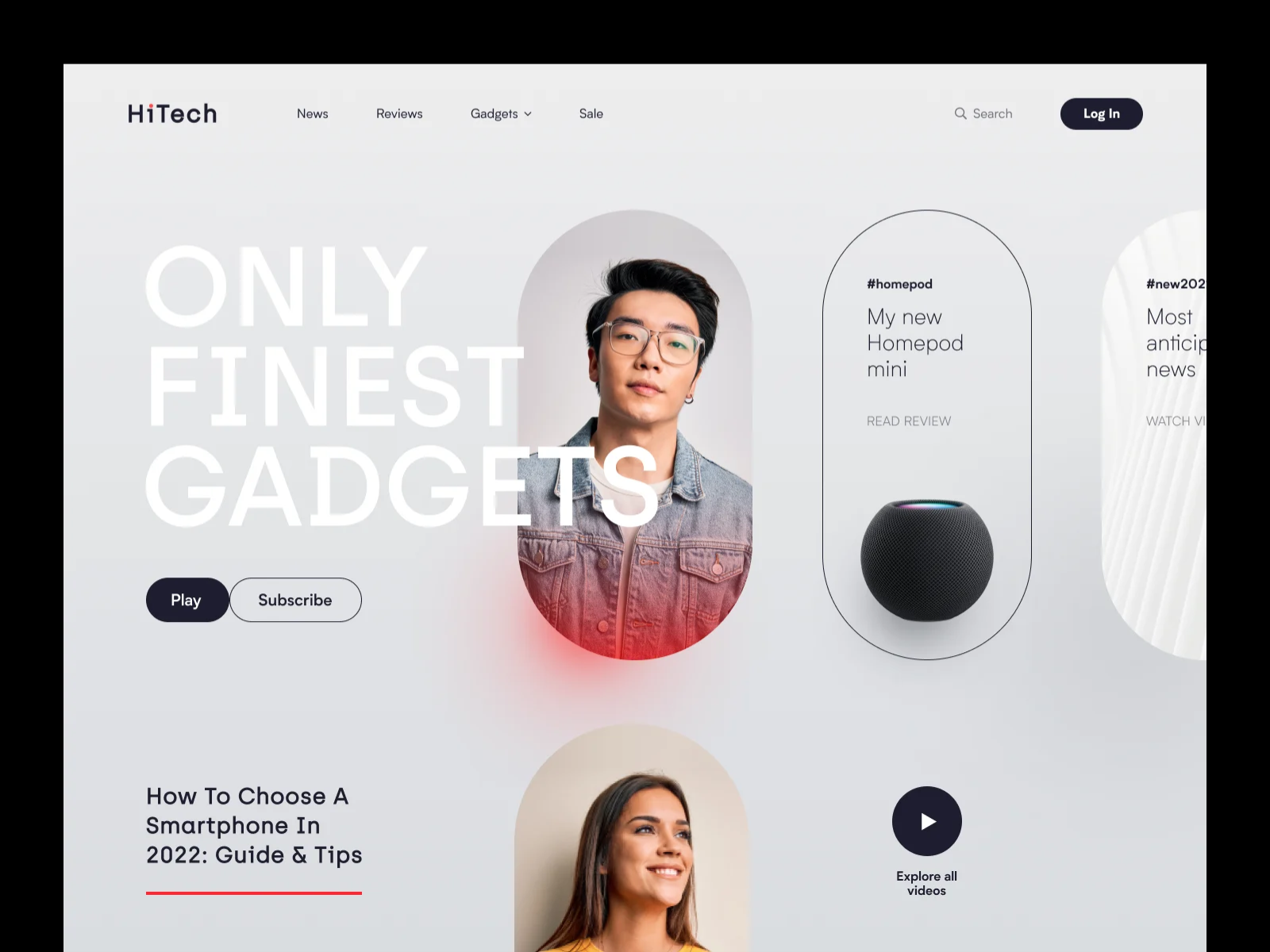 HiTech Gadgets Website