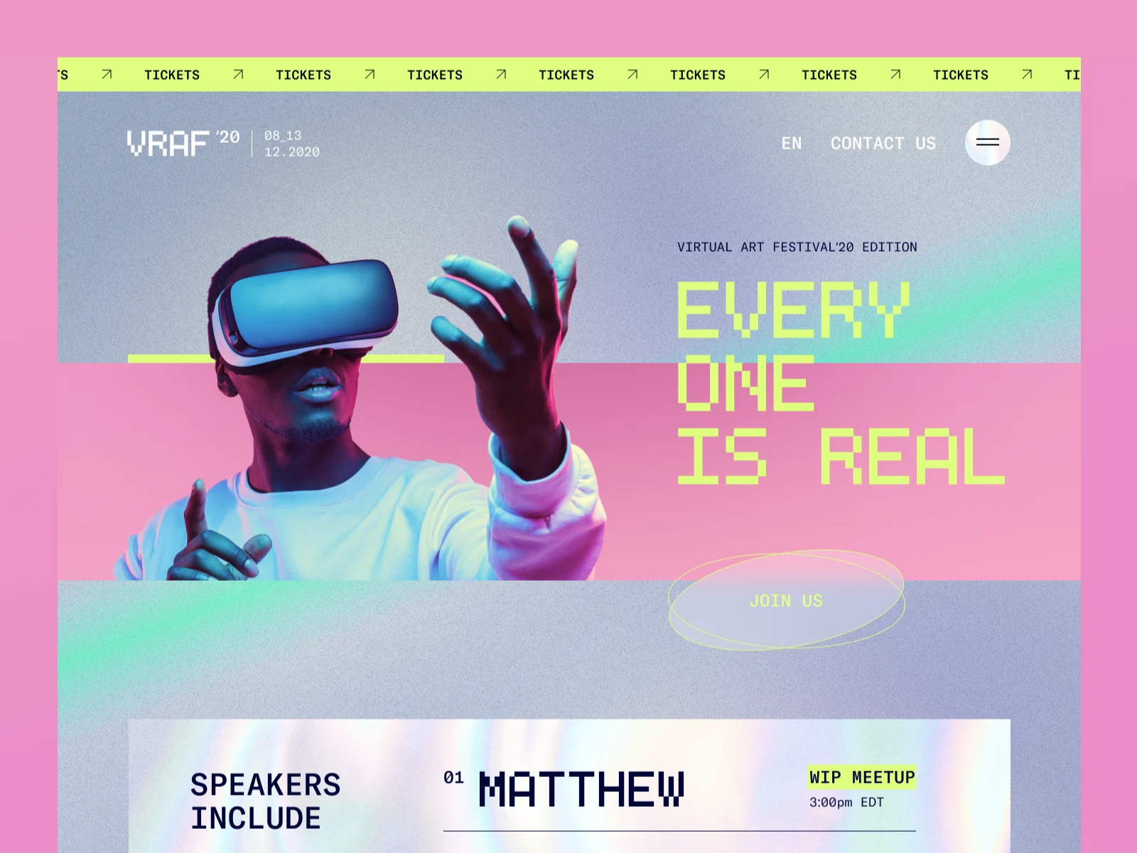 VR Fest Website
