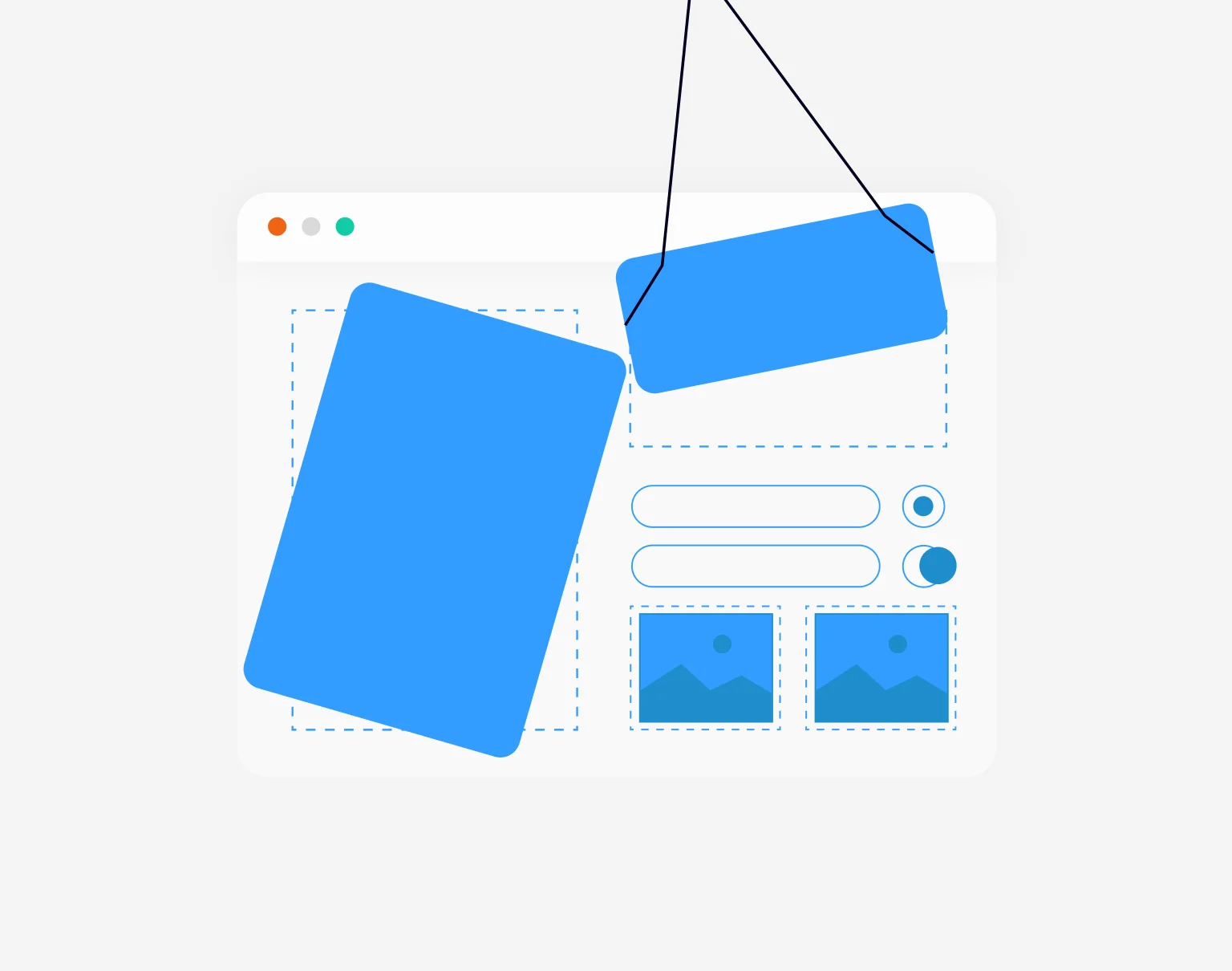 UI designers create the look and feel of an application’s user interface