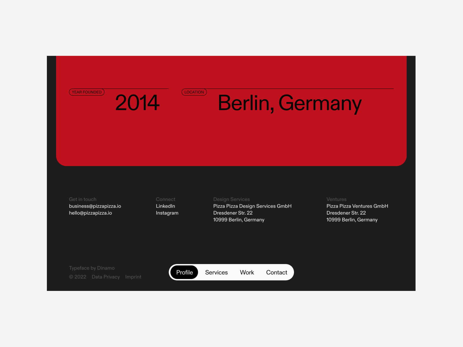 The website footer is the section of content at the very bottom of a web page