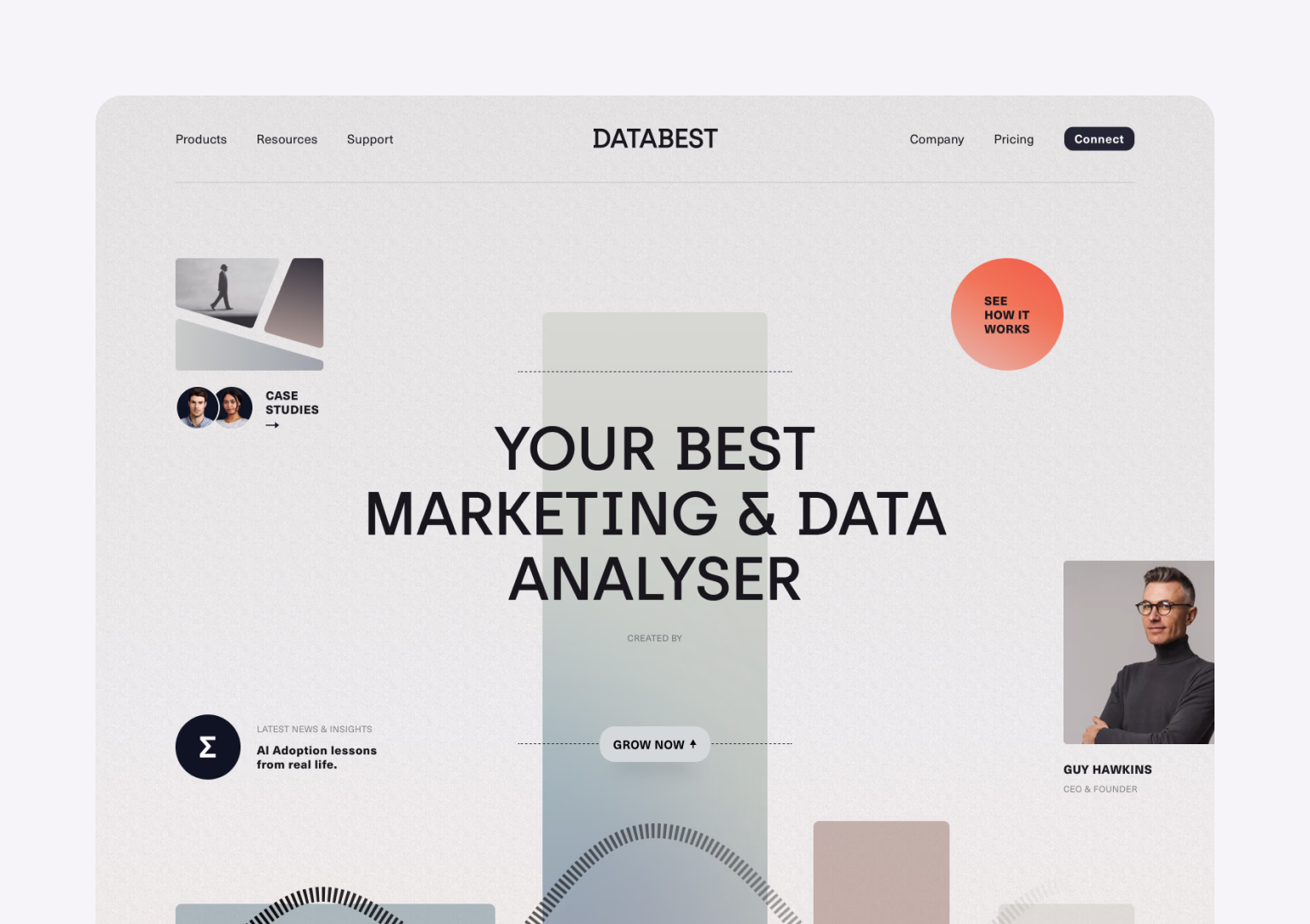 Databest’s new design combines simplicity with refined branding