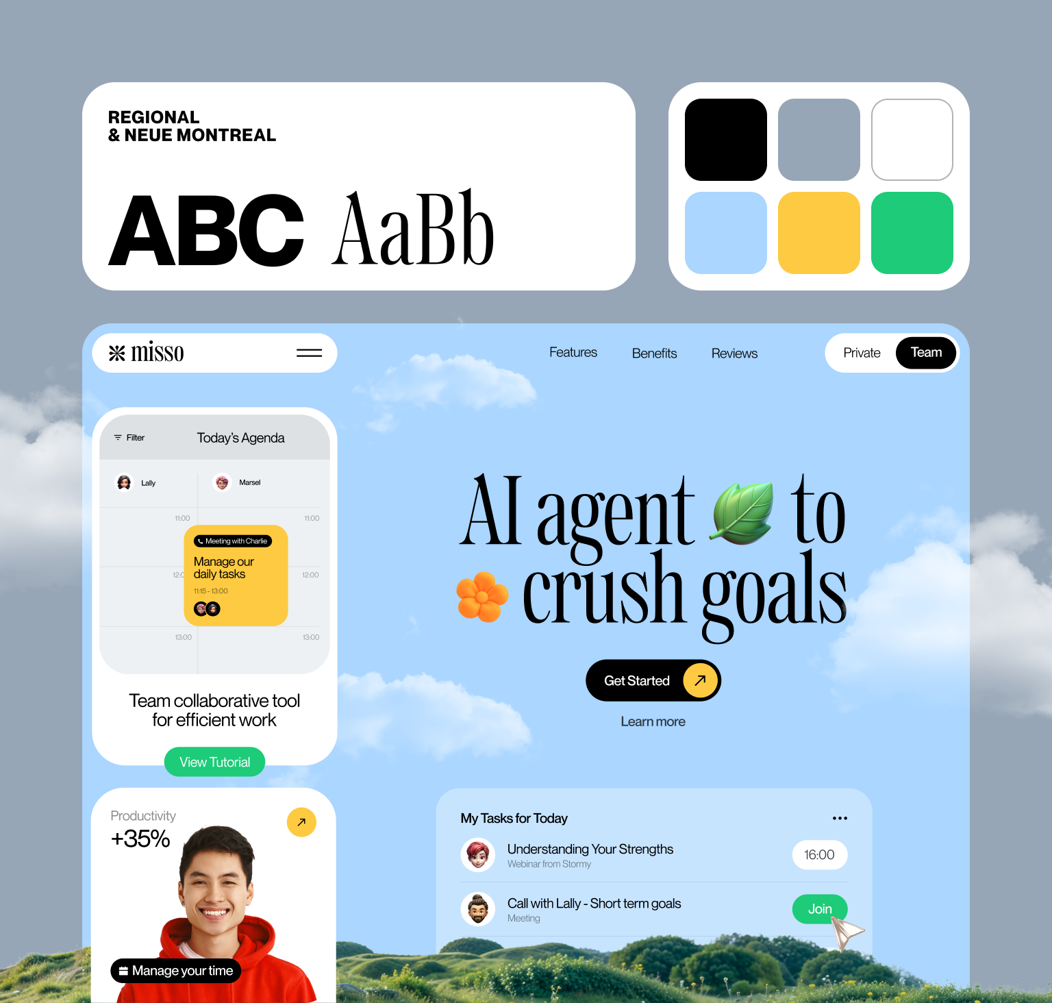 The right fonts and colors speak louder than words