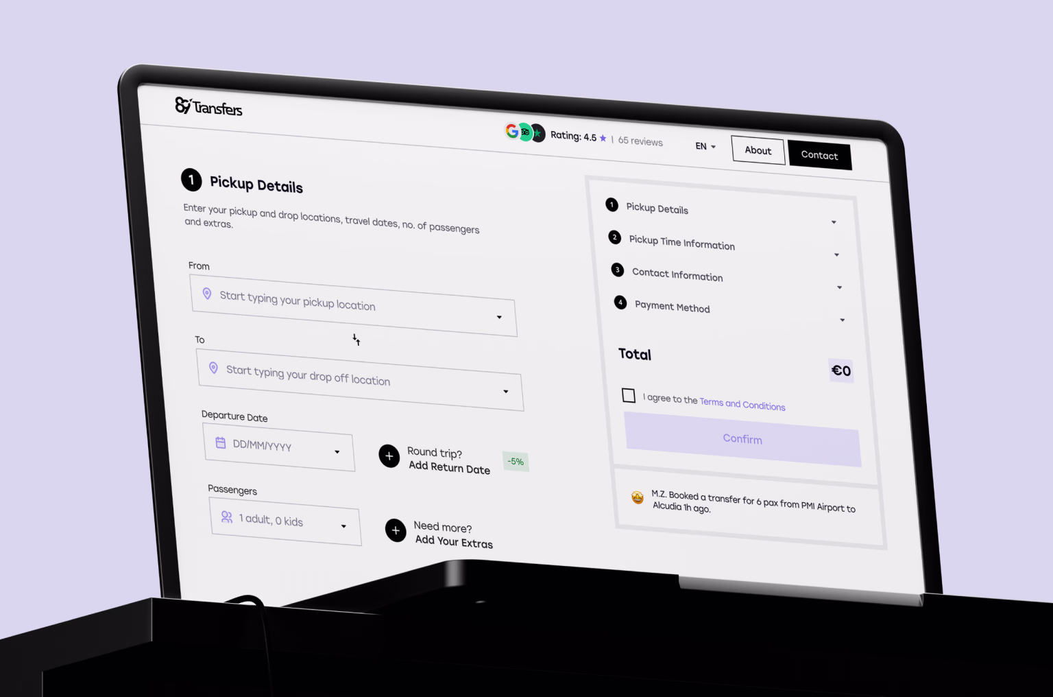 Fewer clicks mean less friction and more completed checkouts