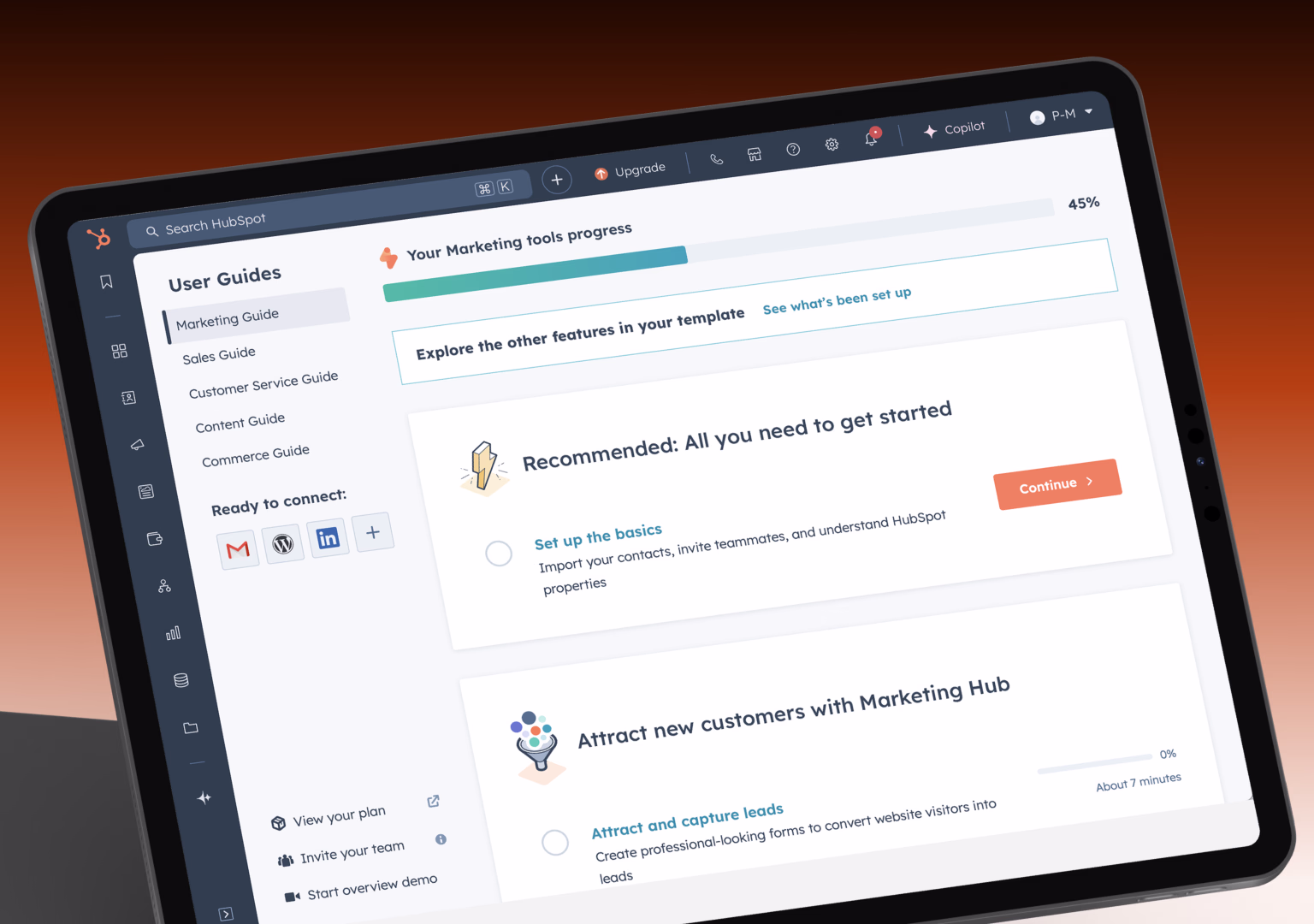 HubSpot ensures an effortless start for everyone