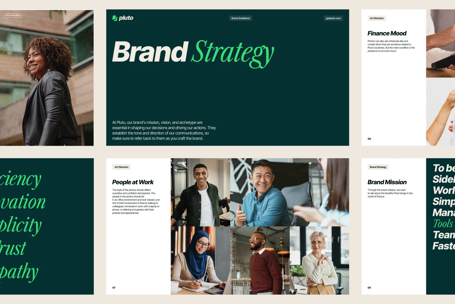 Strategic branding shaping Pluto into a clear, human fintech