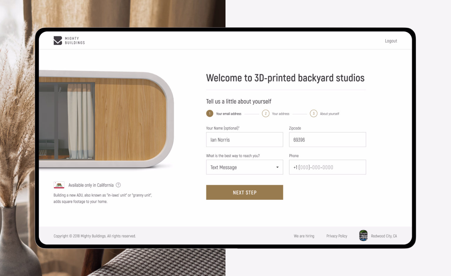 UI that supports scalability and investor confidence