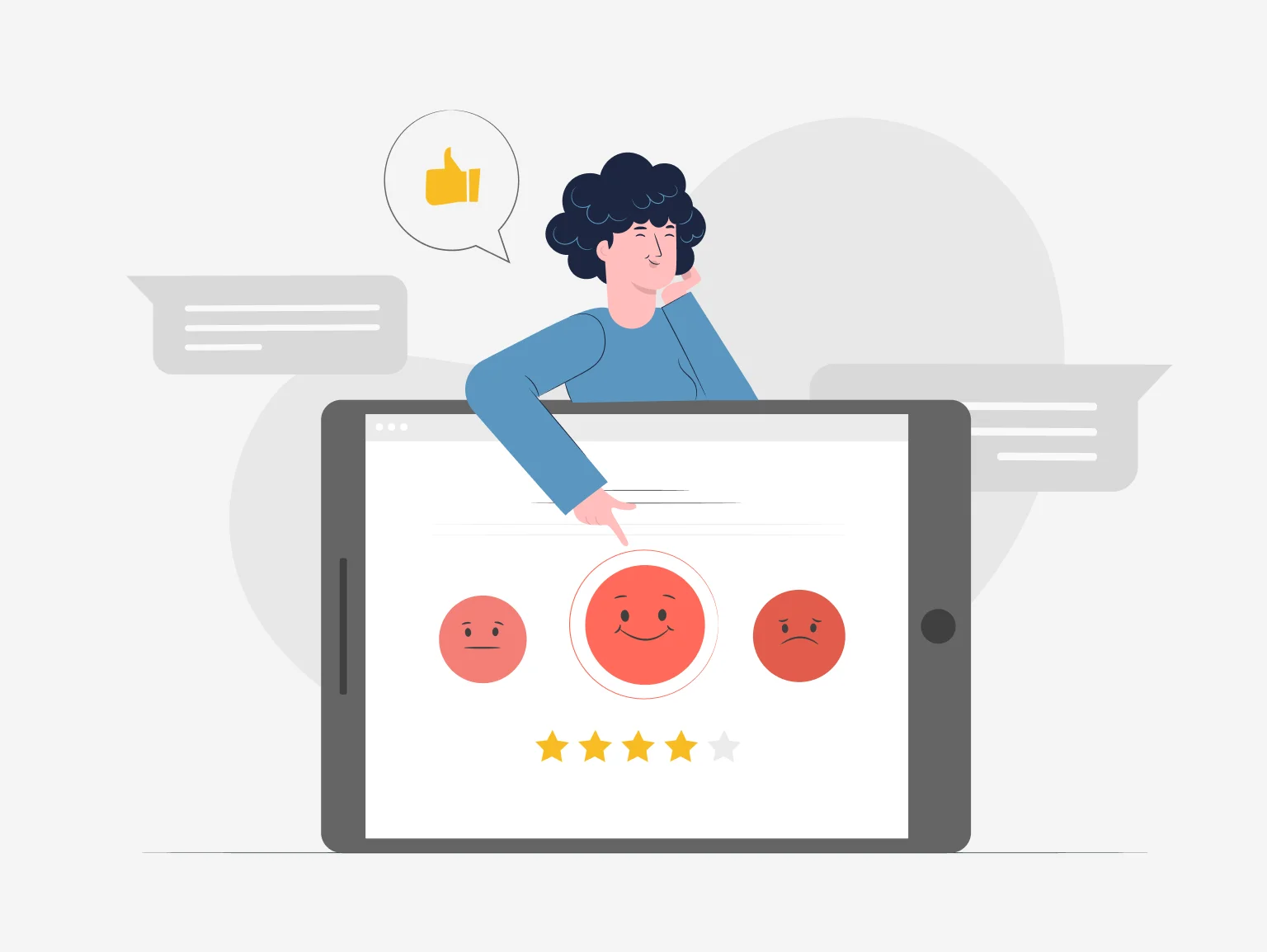 Feedback helps create a customer-centric brand image
