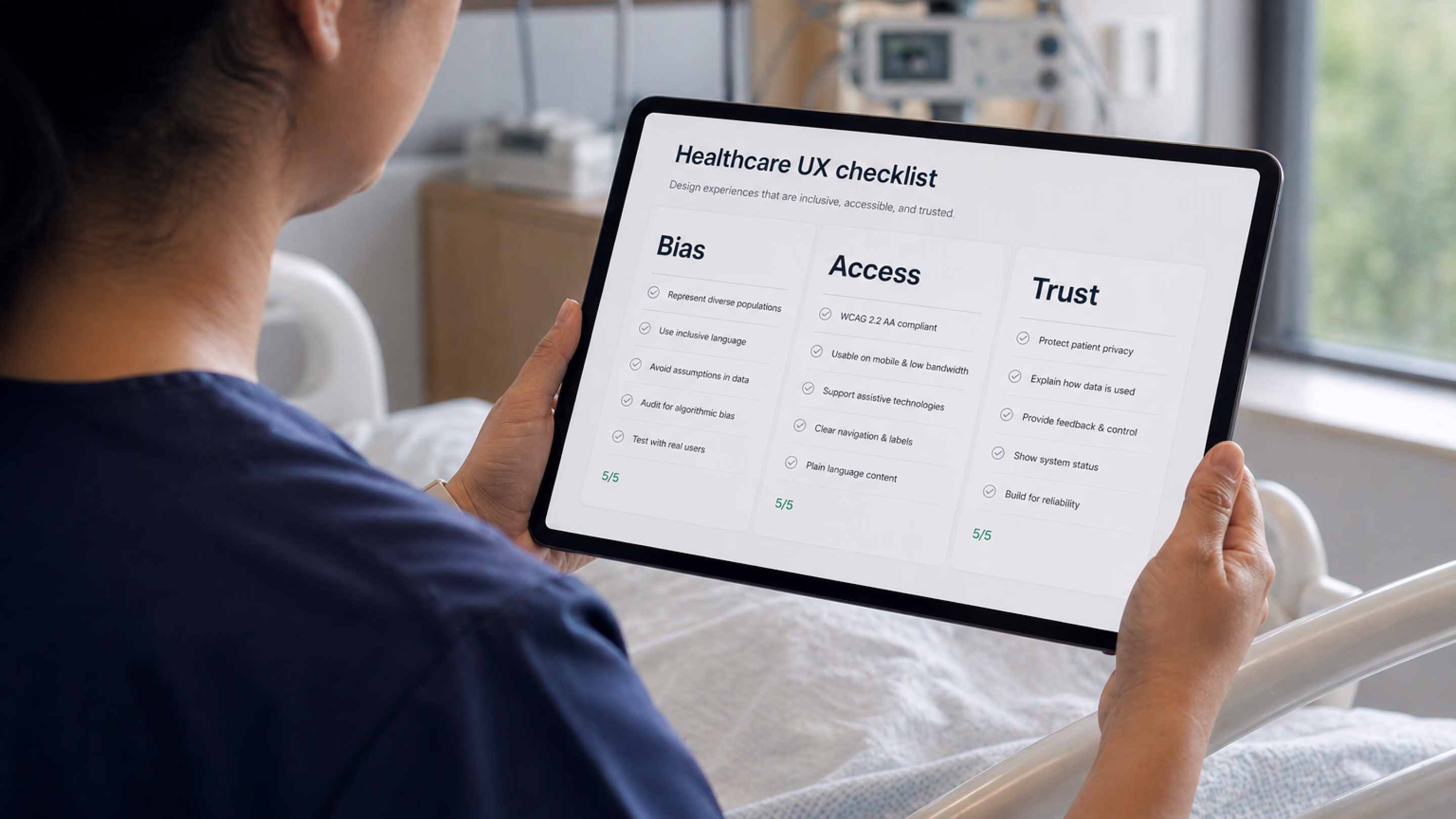 Equity-centered design starts on clinicians’ screens