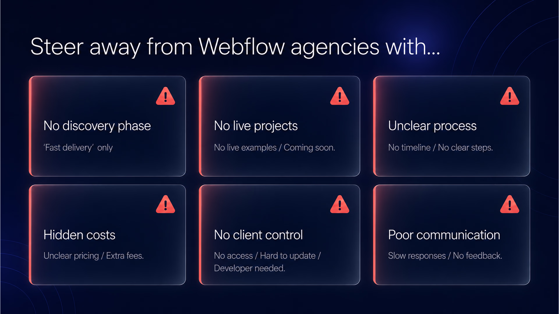 Not every agency delivers — know what to watch for