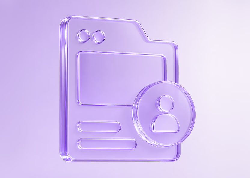 Profile page design