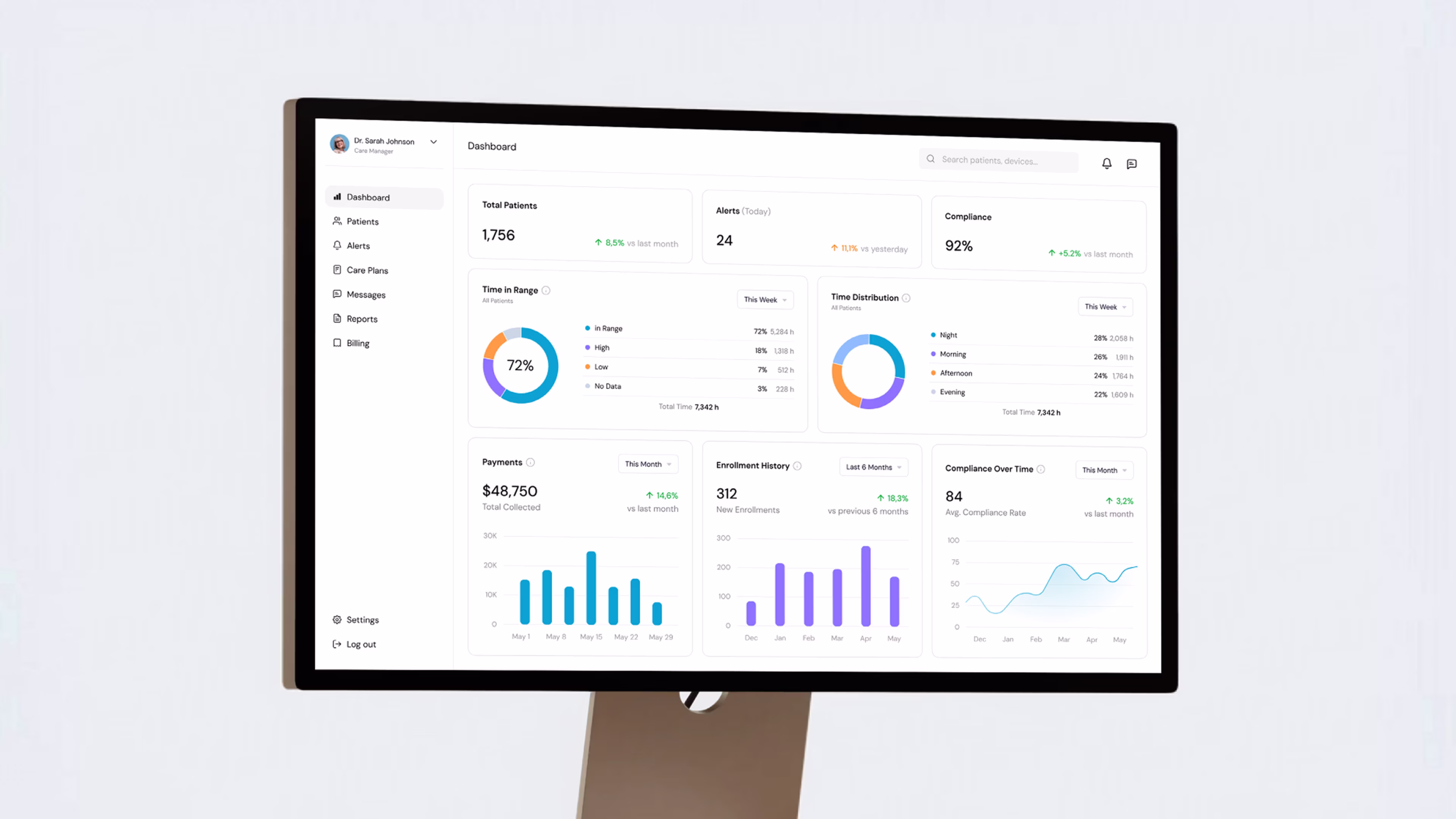 The interface stays clear no matter what feeds it
