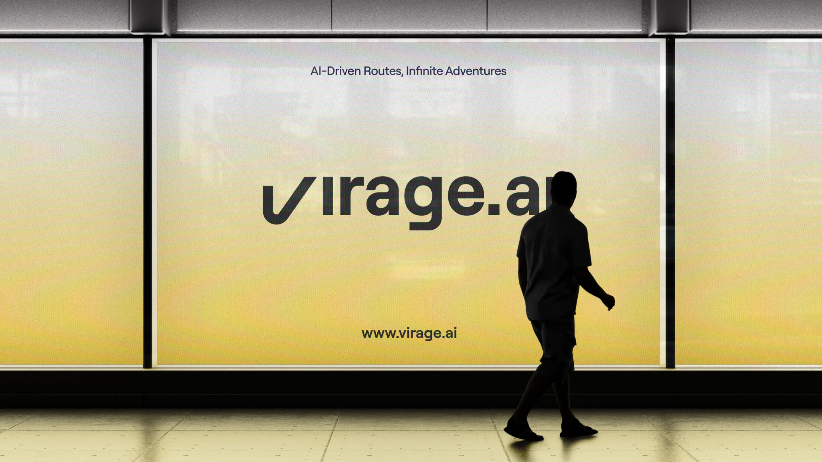 Virage.AI corporate identity with Halo Lab’s branding service
