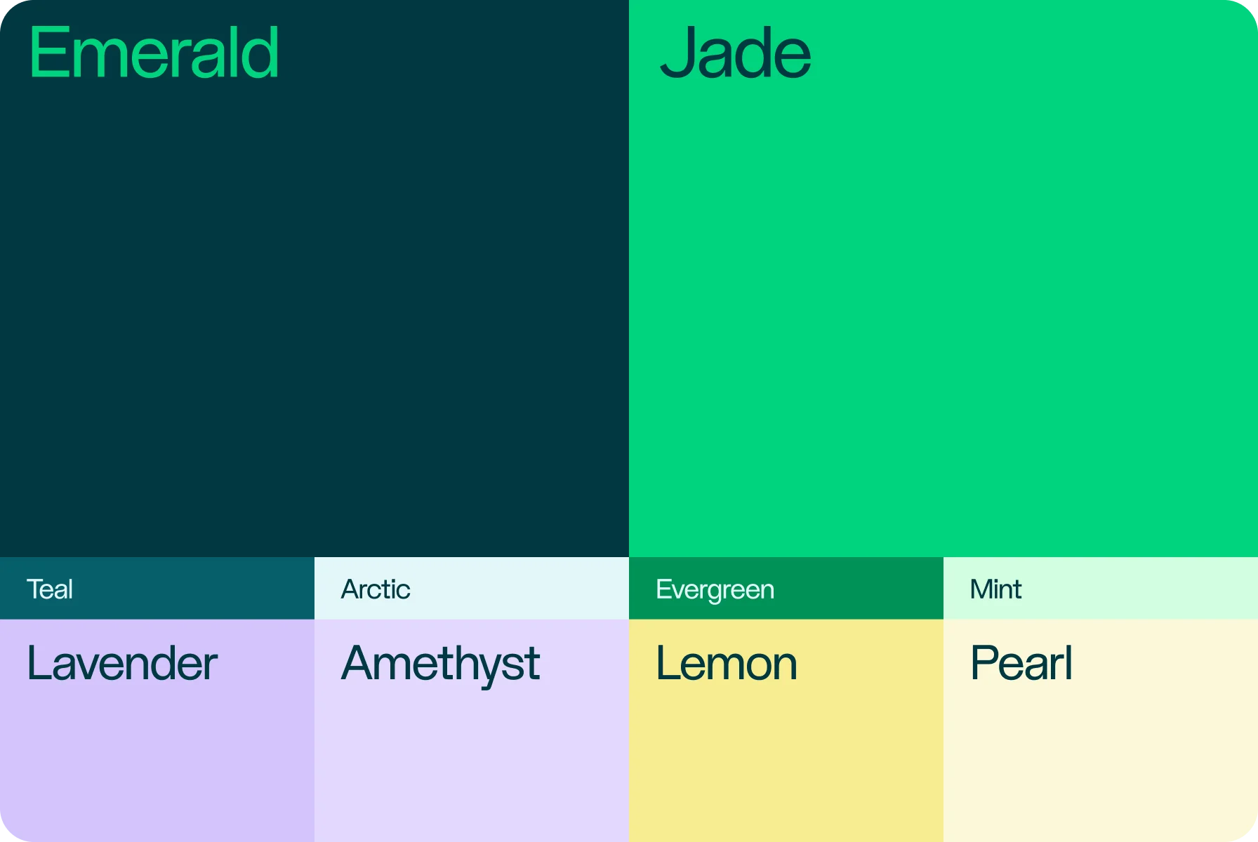 design system with harmony color palette for symmetry