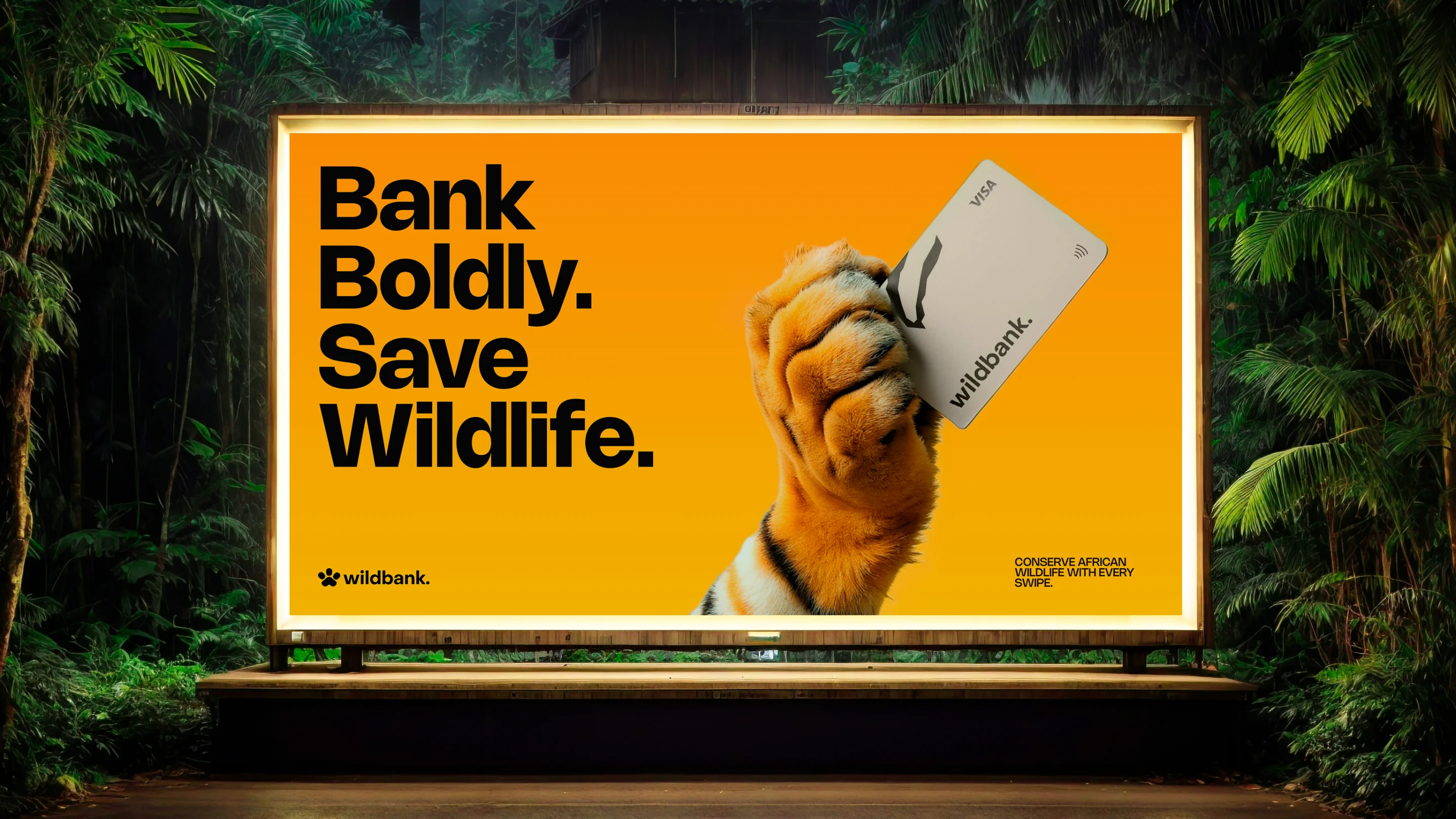logo style mirrors the company’s approach to banking
