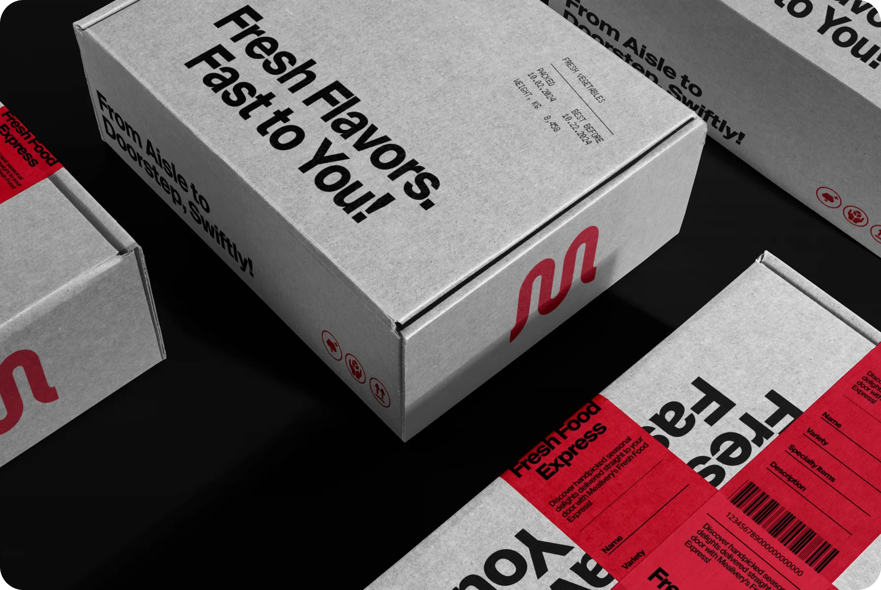 Branding design through movement and direction