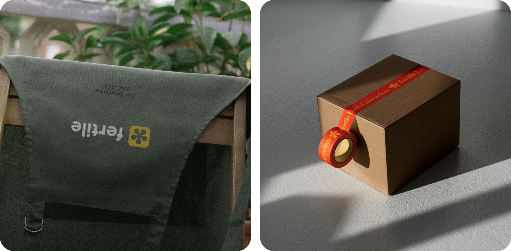 simplicity of the Fertile brand identity