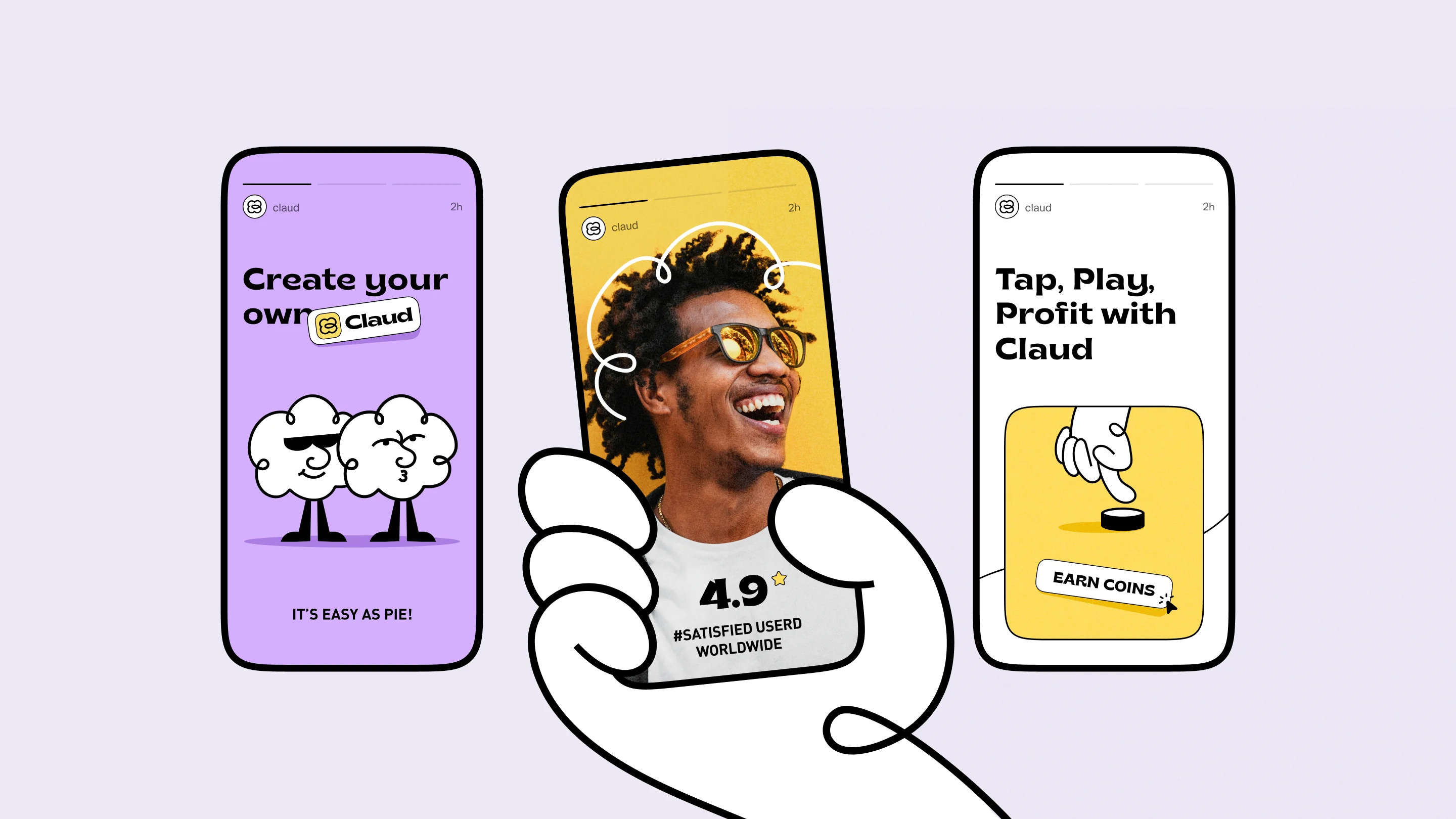 Claud branding examples