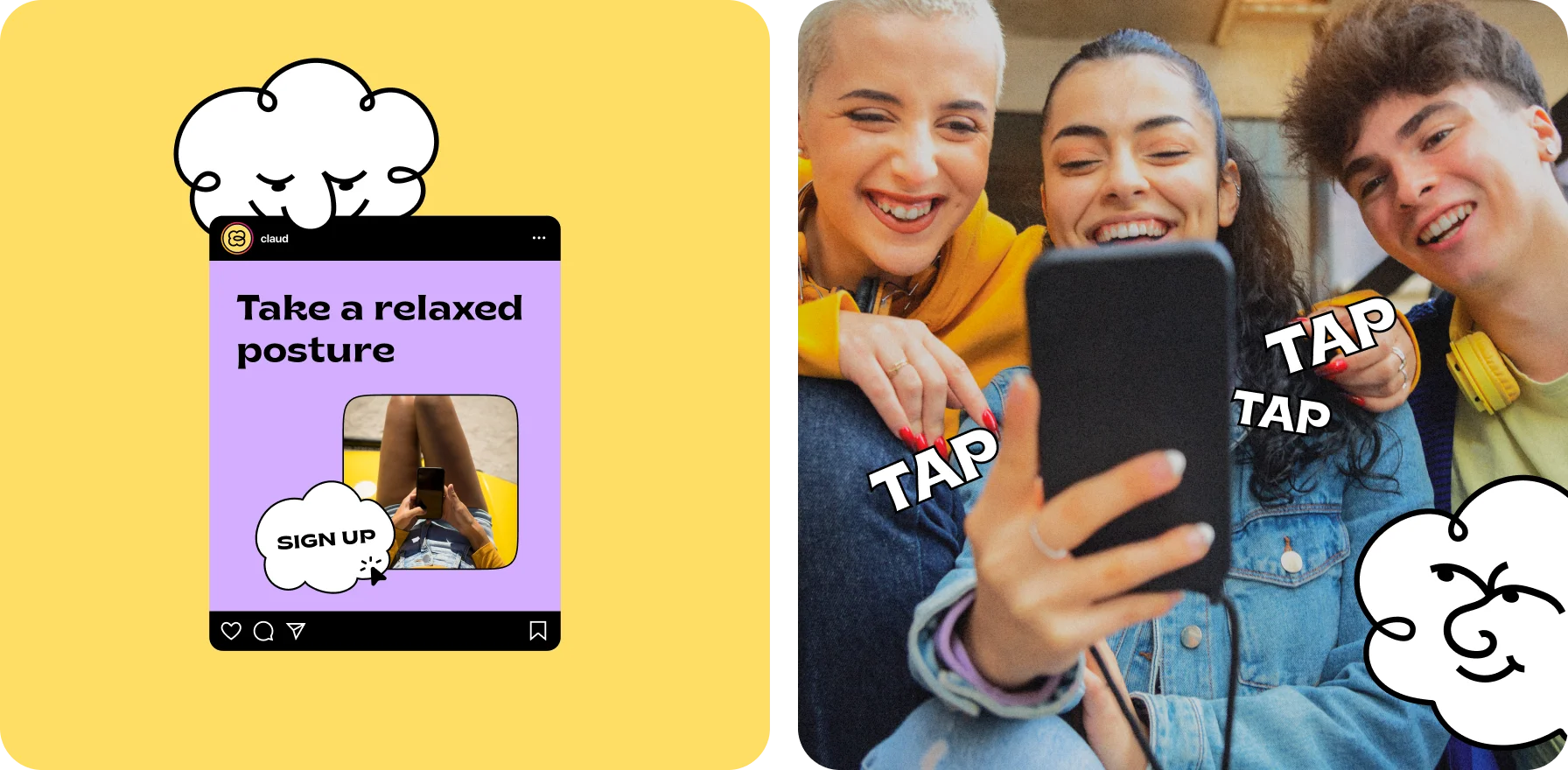 friendly and fun app style