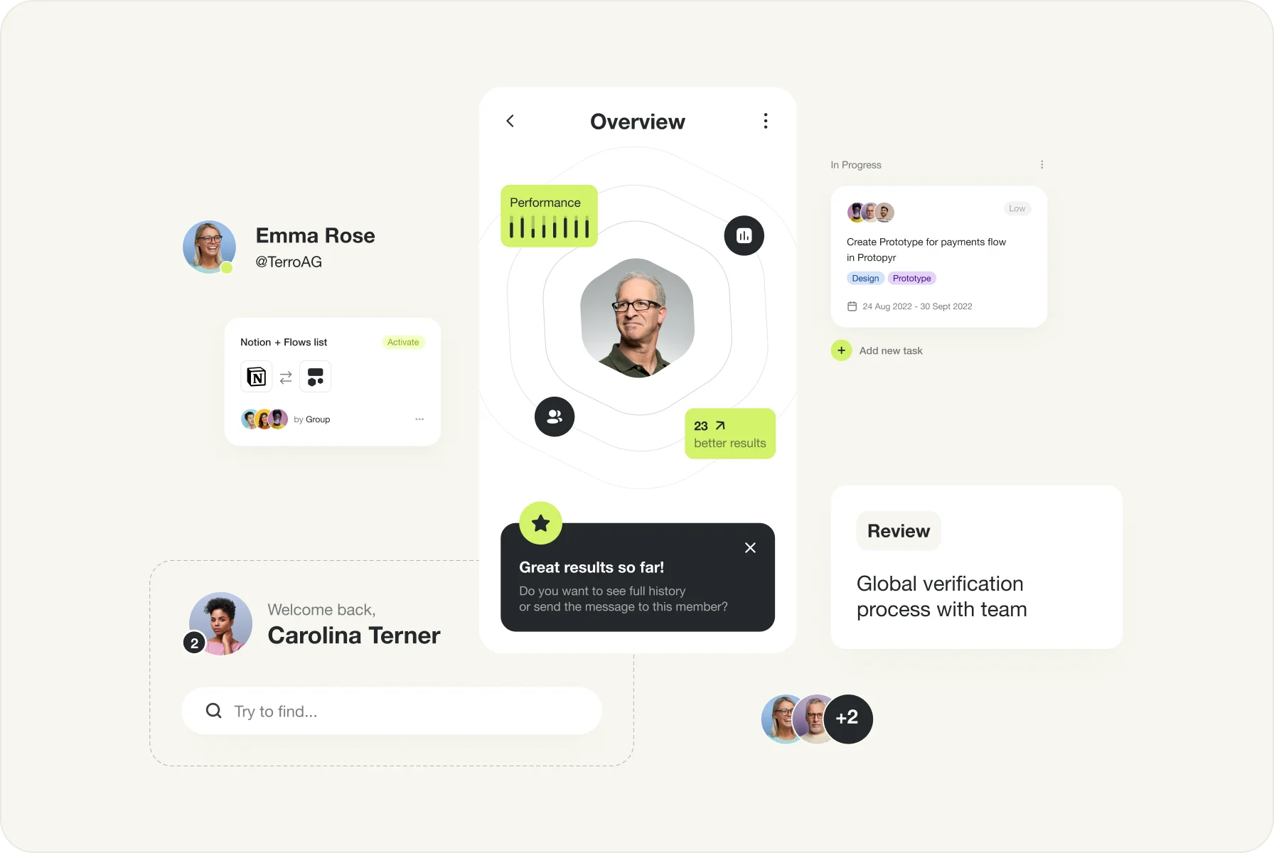 brand colors and white space for easy communication