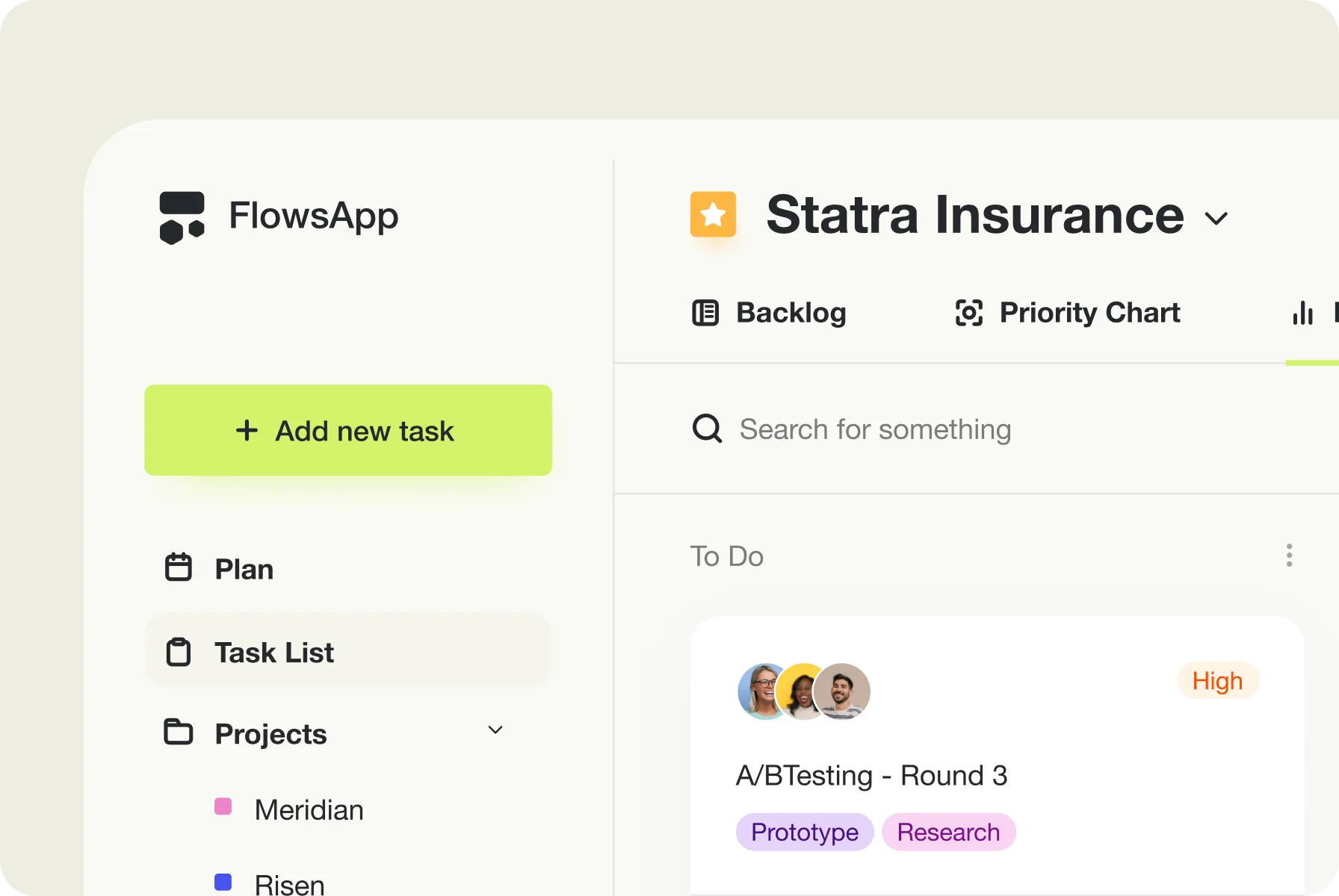 brand designers used different hues for task statuses